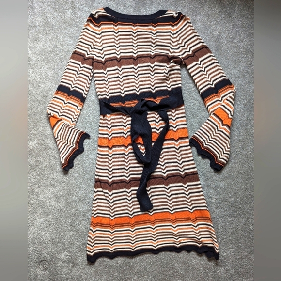 INC International Concepts Dresses & Skirts - INC International Women's Striped Sweater Dress Medium 90s Y2K Silk Cotton